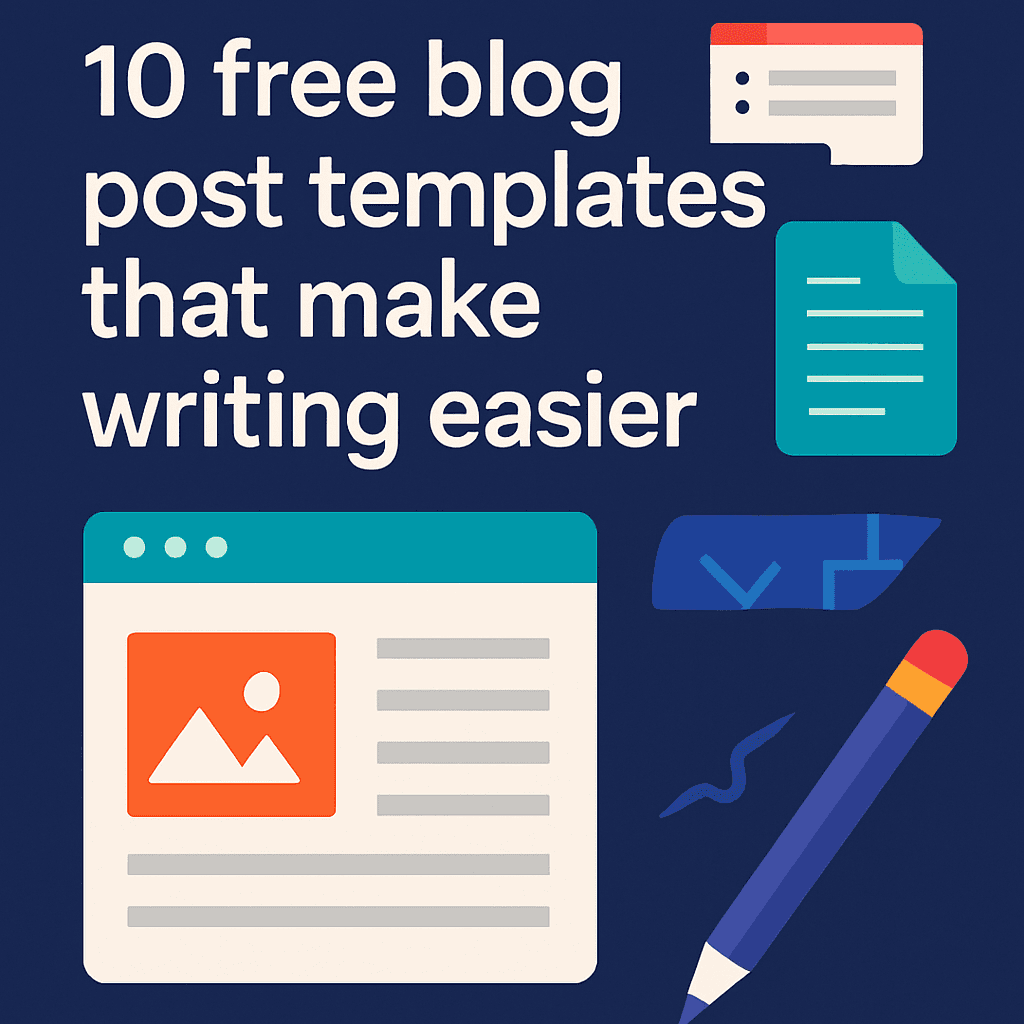10 free blog post templates that make writing easier