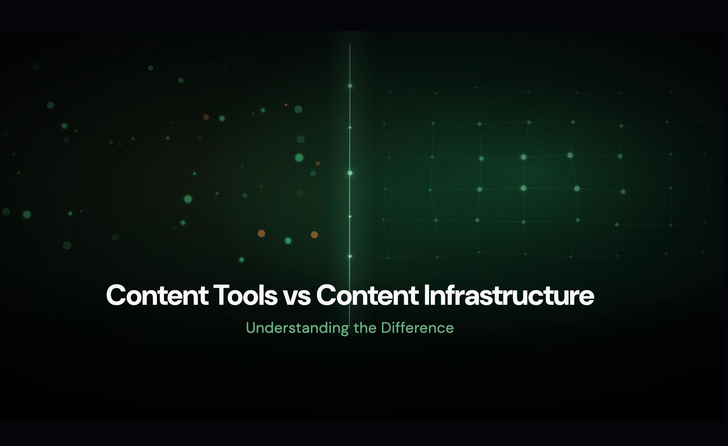 You Don't Have Content Infrastructure. You Have a Pile of Tools.
