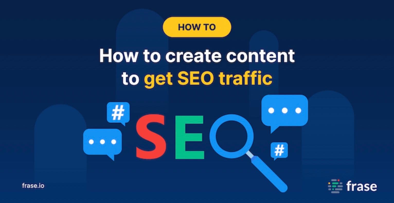 How to create content to get SEO traffic with Frase.io