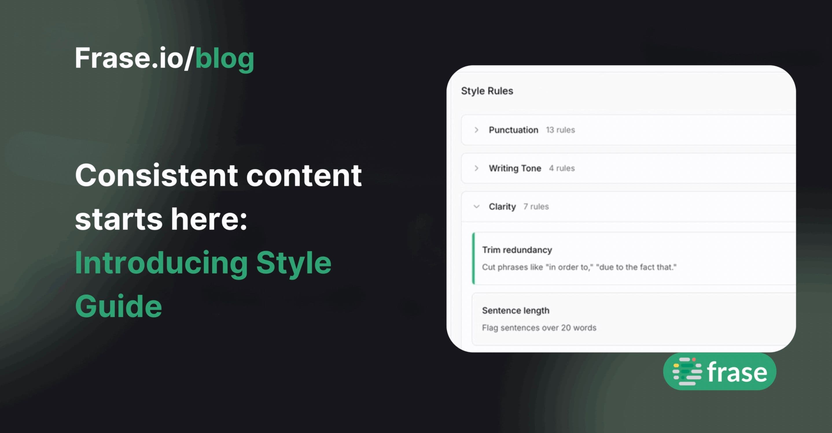Consistent content starts here: Introducing Style Guide