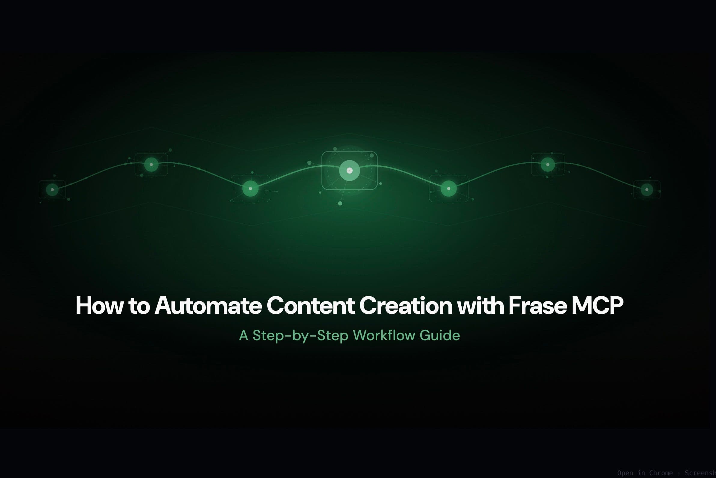 Automate Your Content Creation with Frase MCP: A Full Guide