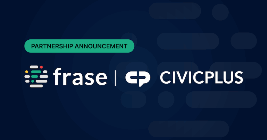 Frase partners with CivicPlus to help local governments automate services to citizens