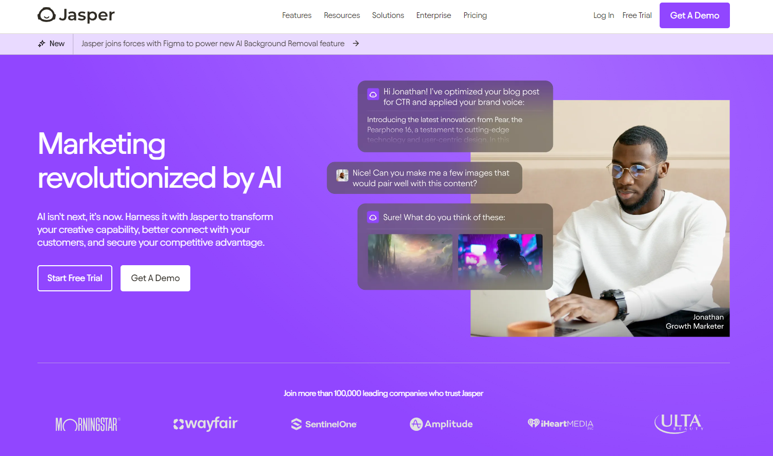 Jasper homepage