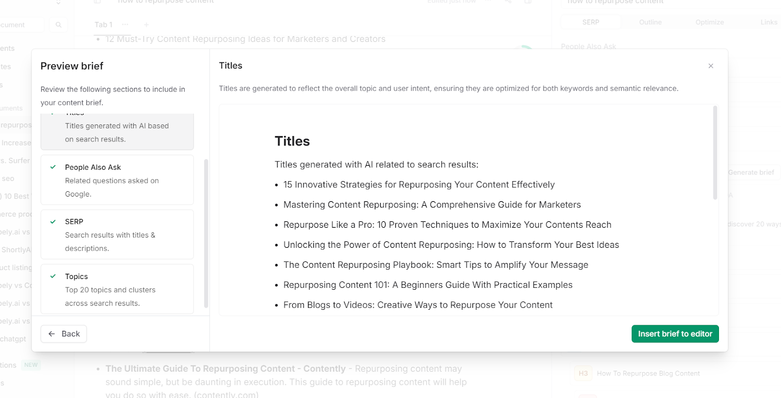 Frase headline examples