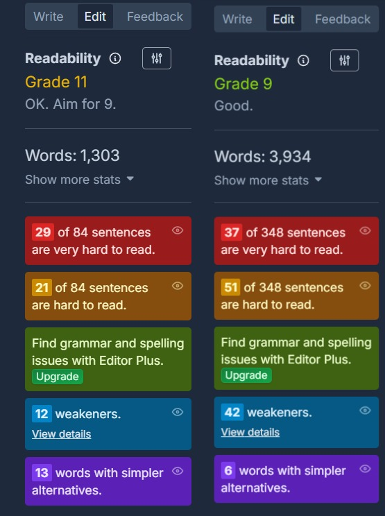 Frase vs Chatgpt quality example
