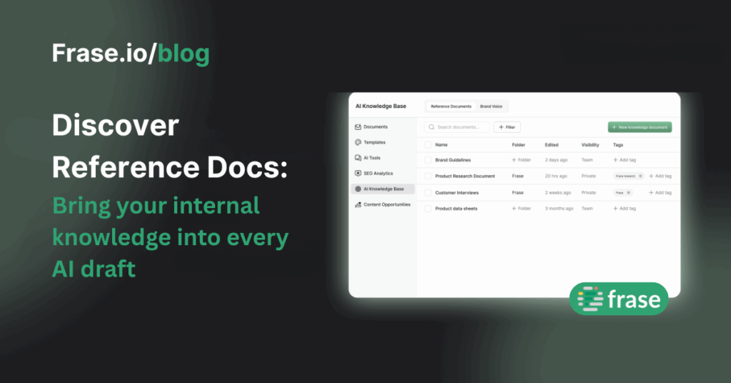 Discover Reference Docs: Bring your internal knowledge into every AI draft