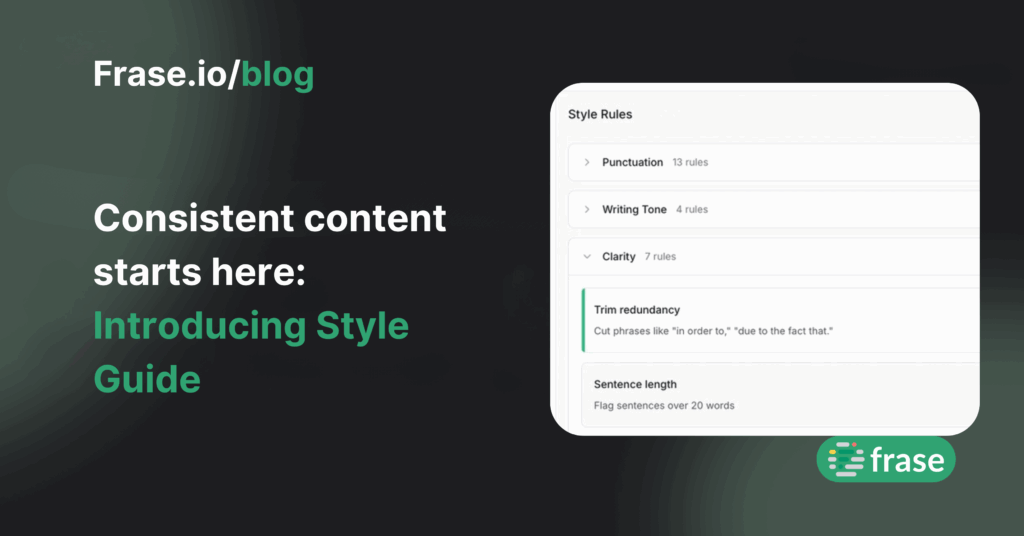 Consistent content starts here: Introducing Style Guide